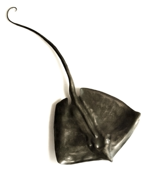 'Ray Wall Relief Sculpture'. By Dimitri Gerakaris. Hand-forged Iron. 2010
