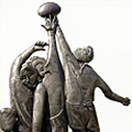 Detail of Dartmouth Rugby Clubhouse Sculpture